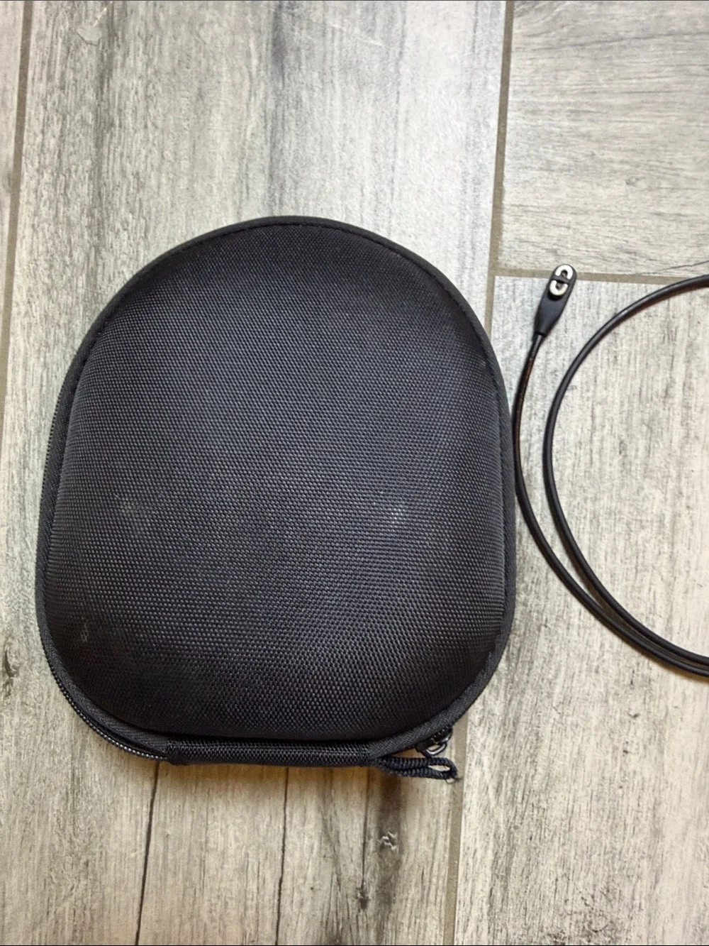Black Shokz Carrying Case with USB Charging Cable